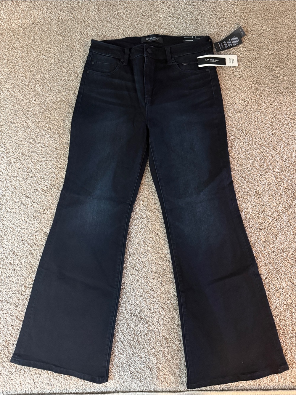 Women's Black Flare Jeans